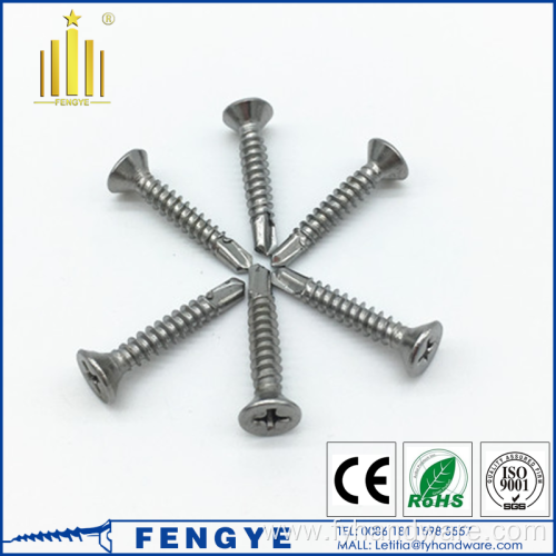 stainless steel csk head self drilling screw